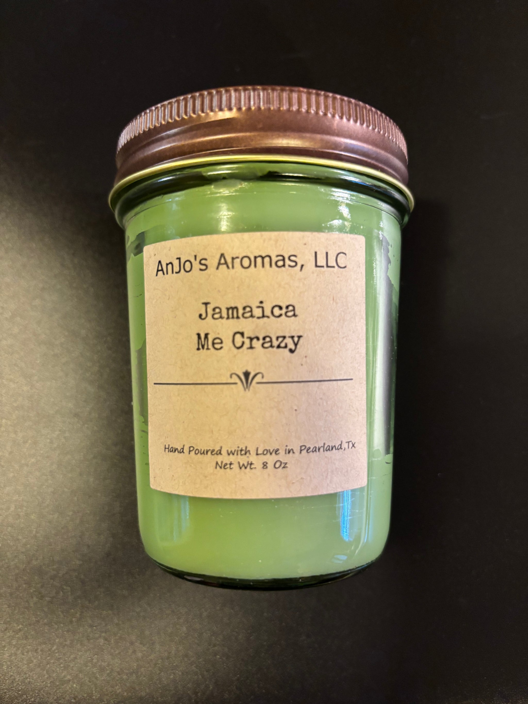 Jamaica Me Crazy (8oz jelly jar) – AnJo's Aromas, LLC