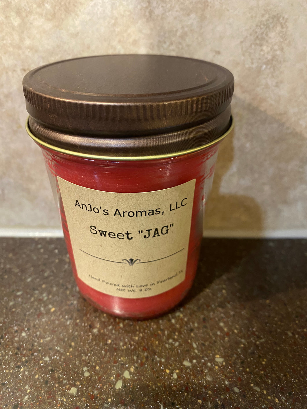 Sweet JAG 8 oz Jelly Jar